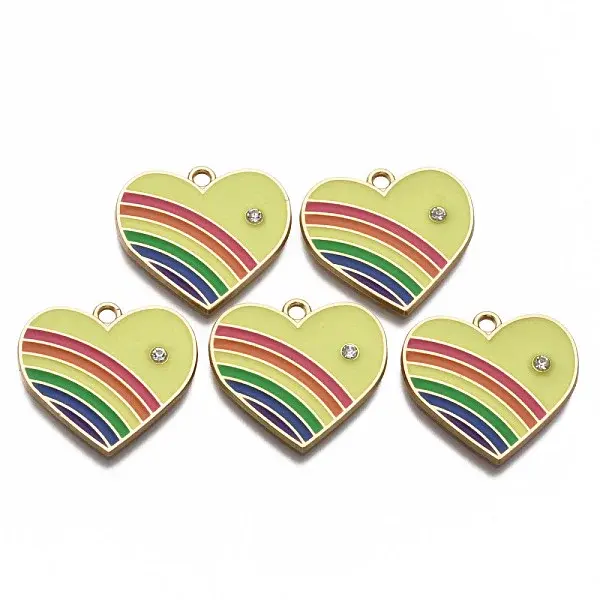 Alloy Enamel Pendants