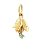 304 Stainless Steel Micro Pave Cubic Zirconia Charms