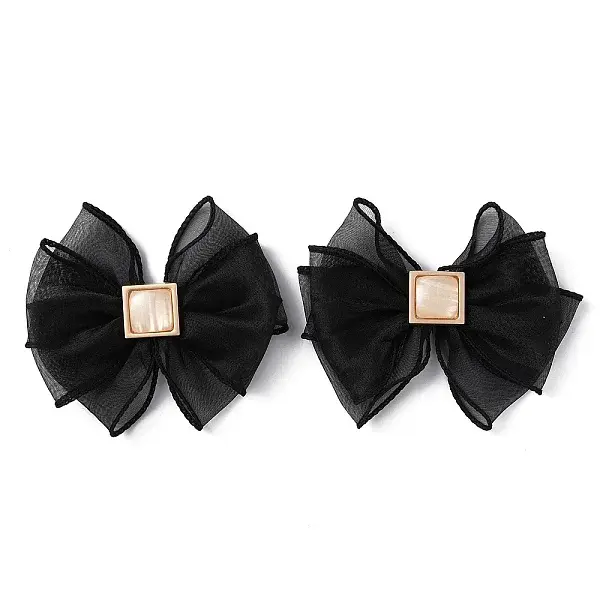 Polyester Tulle Bowknot Shoe Decorations