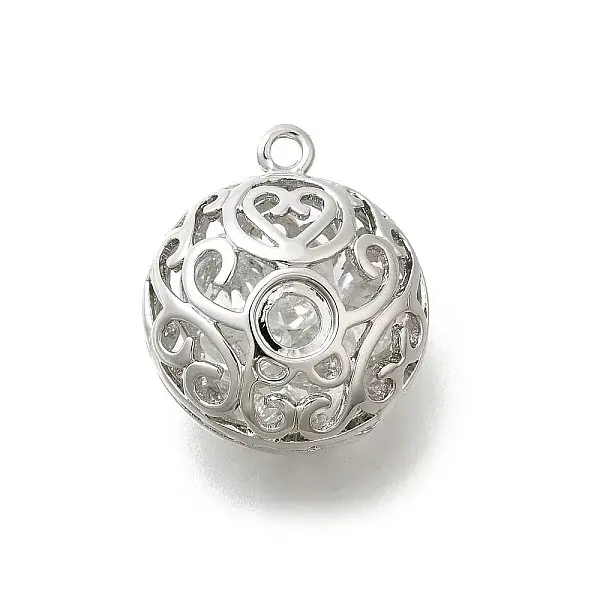Brass with Cubic Zirconia Pendants