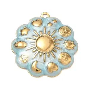 304 Stainless Steel Enamel Pendants