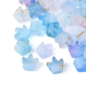 Frosted Transparent Acrylic Beads