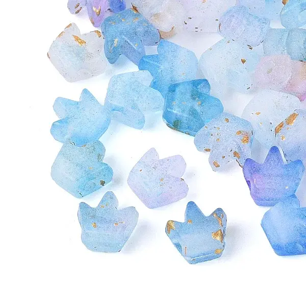 Frosted Transparent Acrylic Beads