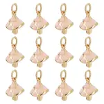 12Pcs Brass Enamel Charms