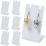 6Pcs Acrylic L Shaped Earring Display Stands