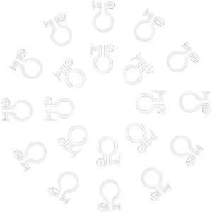 Plastic Clip-on Earring Findings
