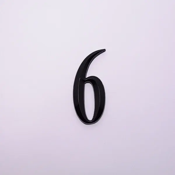 Plastic & PVC Number Sign Labels