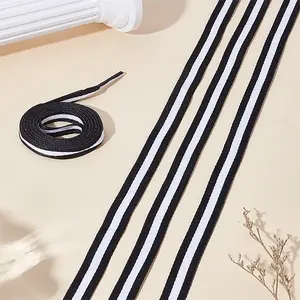 4Pcs Stripe Polyester Shoelace