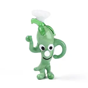 Handmade Lampwork Cartoon Pepper Chef Display Decorations