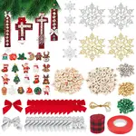 DIY Christmas Themed Wood Pendant Decorations Kits