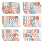 Colorful Vinyl Letter Waterproof Decorative Stickers