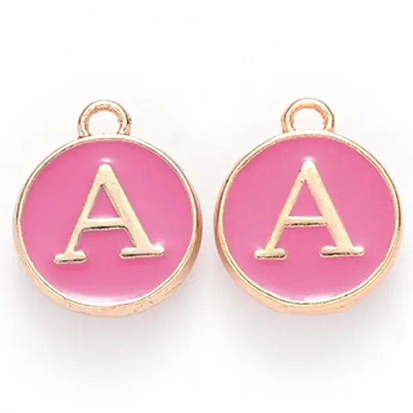 Golden Plated Alloy Enamel Charms