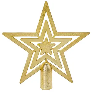 Star Plastic Christmas Tree Topper Ornaments