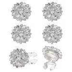 6Pcs Alloy Snap Bottons
