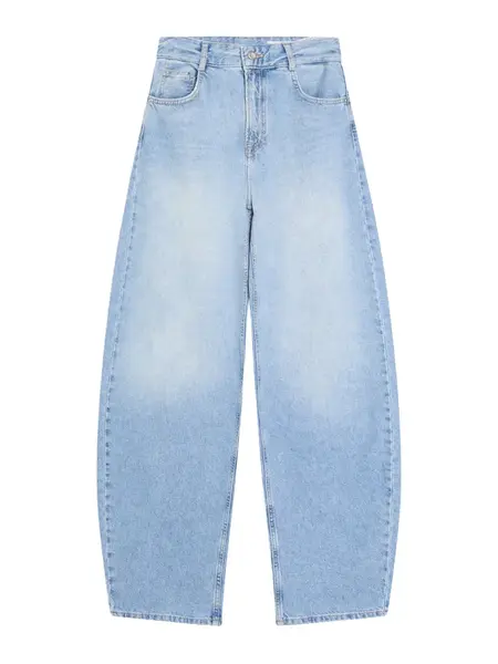 Bershka Džínsy  modrá denim