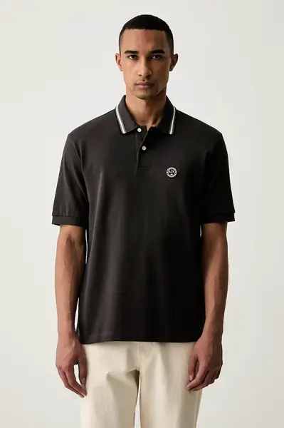 Armani Exchange polo tričko pánske bavlnené