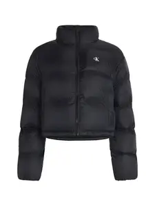 Calvin Klein Jeans Prechodná bunda 'ESSENTIAL'  čierna