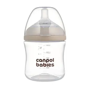 CANPOL BABIES Fľaša antikoliková natural shape 0m+ 150ml