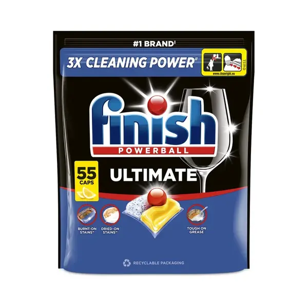 Finish Ultimate Lemon kapsle do myčky 55 ks