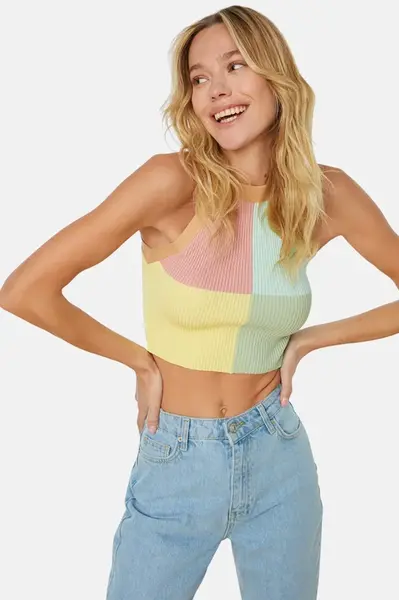 Dámský Crop Top Trendyol Knitwear