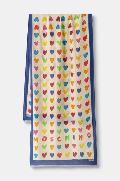 Moschino  šál dámský s příměsí kašmíru