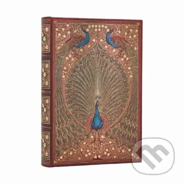 Paperblanks - 12-mesačný denný diár Hafiz’s Peacocks 2027