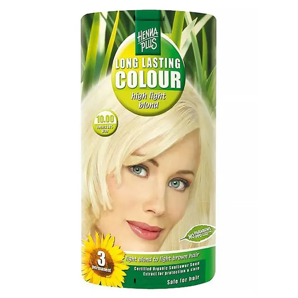HENNA PLUS Přírodní barva na vlasy 10 Extra světlá blond 100 ml