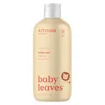 ATTITUDE Baby leaves dětská pěna do koupele s vůní hruškové šťávy 473 ml