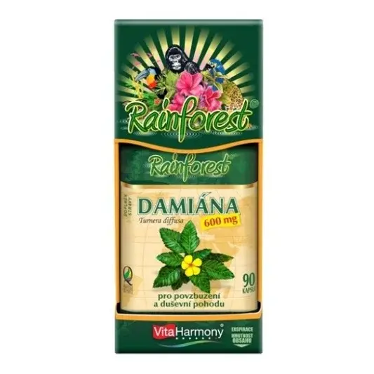 VITAHARMONY Damiána 600 mg 90 kapslí