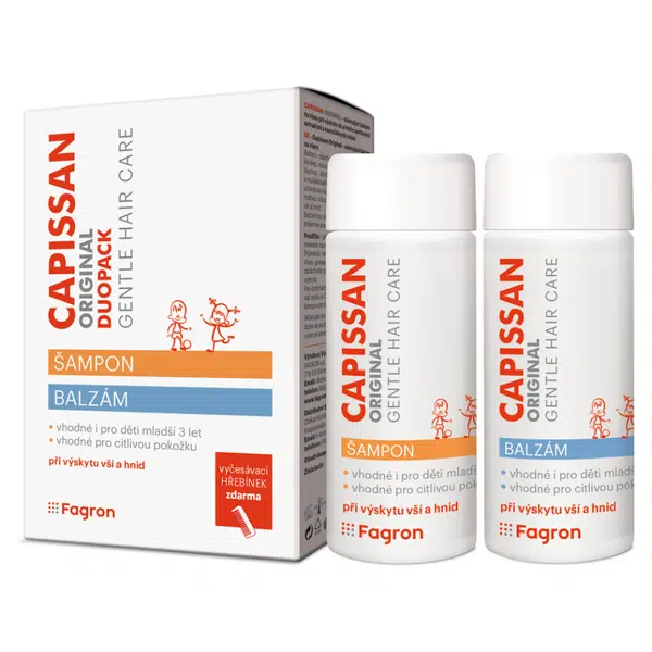 CAPISSAN Original Šampon 200 ml + balzám vši 200 ml