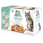 BRIT Care Fillets in Gravy Sterilized Flavour Box pro kočky 12 x 85 g