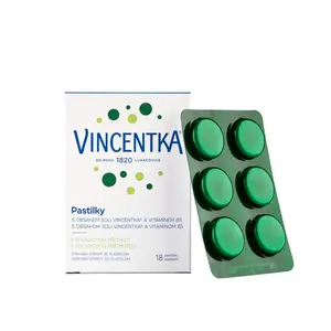 VINCENTKA Pastilky bylinné 18 pastilek