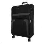 Velký textilní kufr na kolečkách Skyline Orlando 4w L Black