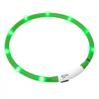 KARLIE USB Visio Light svítící obojek pro psy zelený 20-70 cm