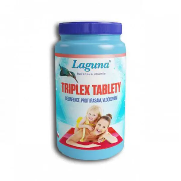 Multifunkční tablety pro chlorovou dezinfekci bazénové vody LAGUNA 3v1 Triplex 2,4kg