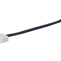 Konektor nepájivý s vodičem pro RGB LED pásky o šířce 10mm 5050 IP65