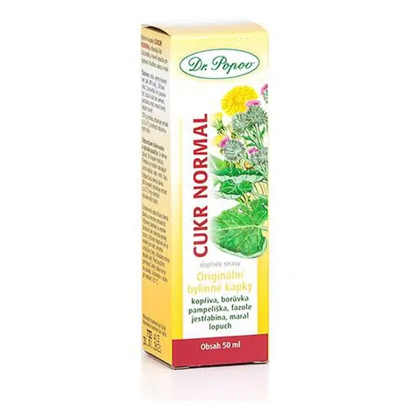 DR.POPOV Kapky bylinné cukr normal 50 ml