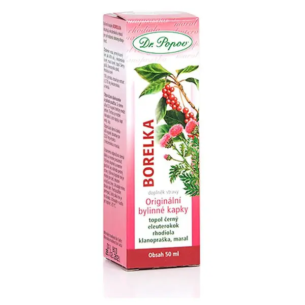 DR.POPOV Kapky bylinné Borelka 50 ml
