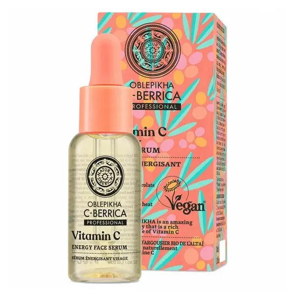 NATURA SIBERICA Oblepikha C-Berrica Energizující pleťové sérum 30 ml