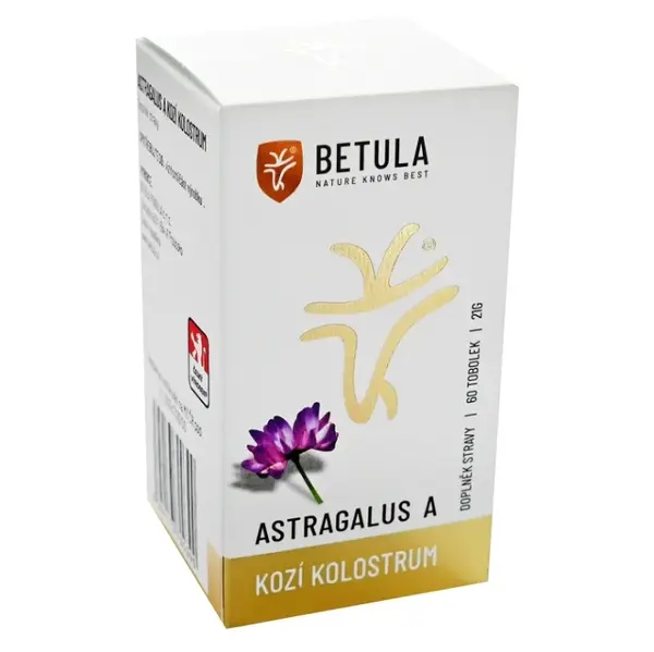 BETULA Astragalus a kozí kolostrum 60 tobolek 21 g