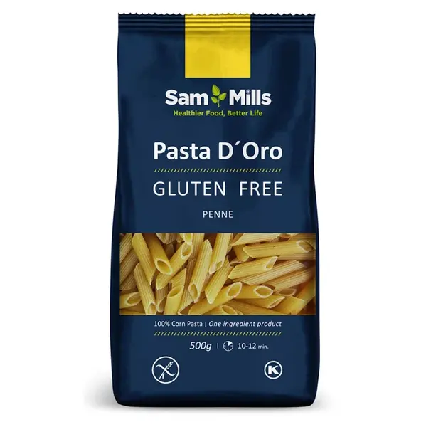 SAM MILLS Bezlepkové kukuřičné těstoviny Trubky 500 g