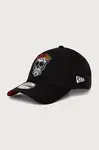 New Era  čiapka so šiltom bavlnená NE SKULL 940 BLK