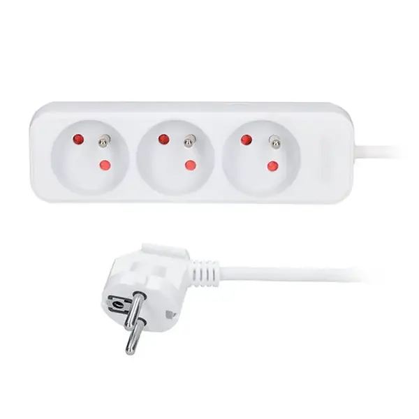Prodlužovací kabel 3 zásuvky 2m SOLIGHT PP02