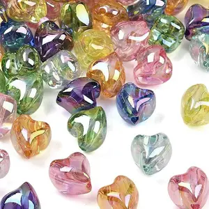 UV Plating Transparent Acrylic Beads