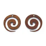 Natural Walnut Wood Pendants