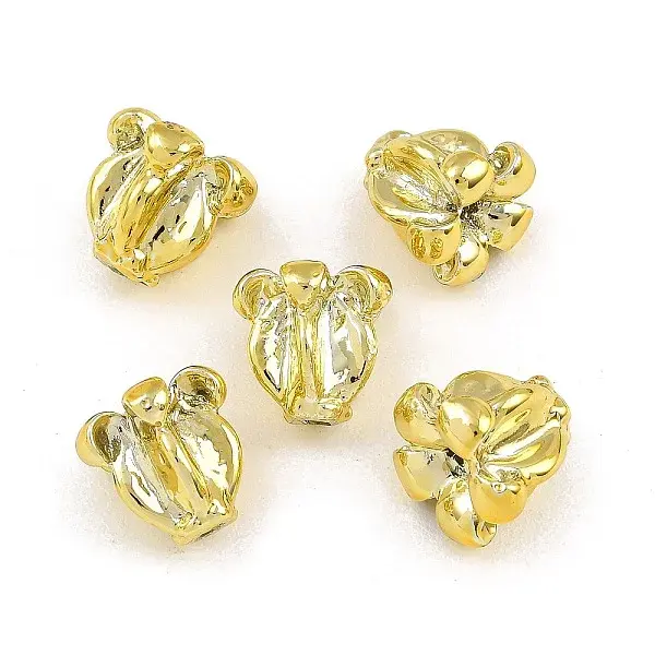 UV Electroplated Synthetic Coral Beads