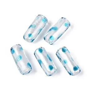 Handmade Foil Glass Lampwork Beads