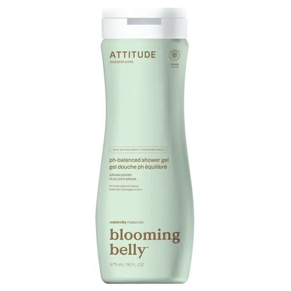 ATTITUDE Blooming Belly přírodní tělové mýdlo nejen pro těhotné s arganem 473 ml