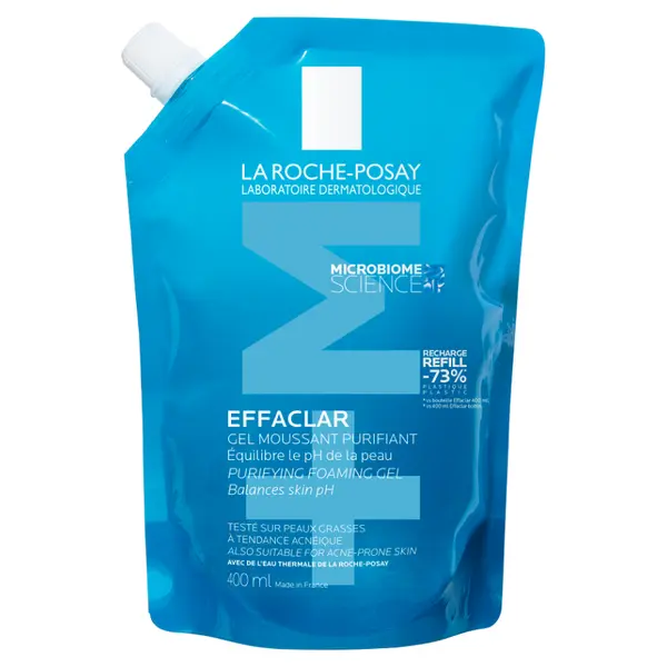 LA ROCHE-POSAY Effaclar Čisticí pěnící gel náplň 400 ml