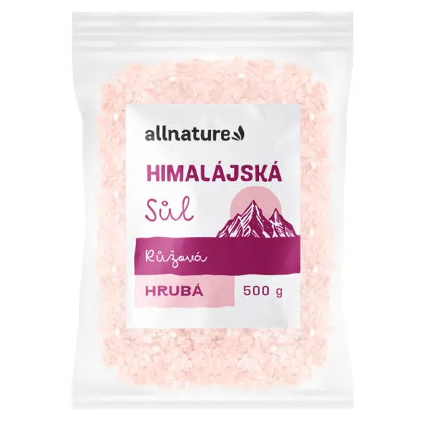 ALLNATURE Himalájská sůl růžová hrubá 500 g